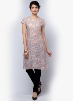 W Pink Printed Kurtis