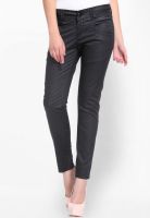 Xblues Black Solid Chinos