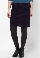 s.Oliver Purple A-Line Skirt