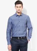 Arrow New York Blue Slim Fit Formal Shirt