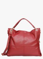 Bagkok Maroon Polyurethane (Pu) Hobo Bag