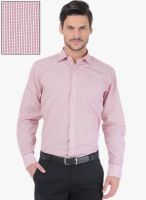 Basics Checked Red Formal Shirt