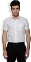 Blackberrys Men's Solid Casual White Shirt