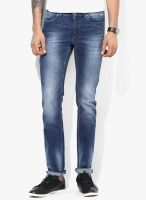 Flying Machine Blue Low Rise Skinny Fit Jeans (Jackson)