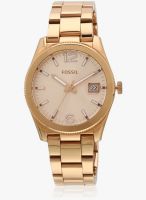 Fossil Es3587-C Golden/Golden Analog Watch