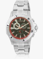 Giordano Gx1570-33 Silver/Black Chronograph Watch