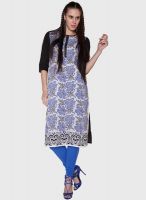 Globus White Printed Kurtis