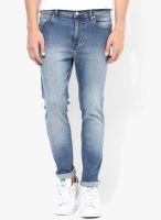 Incult Light Blue Low Rise Skinny Fit Jeans