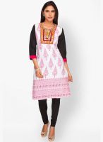Jashn Pink Printed Kurtis