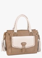 Justanned Brown Leather Handbag