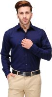 Koolpals Men's Solid Formal Blue Shirt