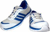 Leather Like Comfortable & Stylish Running Shoes(White)