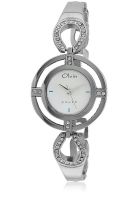 Olvin 1658 Sm04 Silver/White Analog Watch