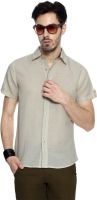 People Men's Solid Casual White Shirt