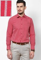 Peter England Red Formal Shirt