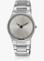 Police Pl12744jrs04mj Silver/Silver Analog Watch