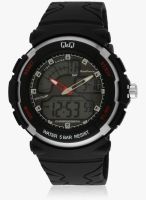 Q&Q M012-002-A Black/Grey Analog & Digital Watch