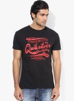 Quiksilver Black Round Neck T-Shirt