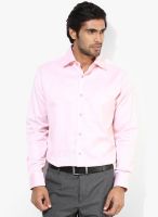 Raymond Pink Solid Slim Fit Formal Shirt