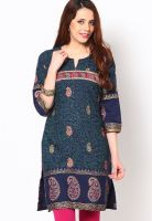 Riya Blue Printed Kurtas