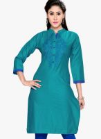 Salwar Studio Green Embroidered Kurtis