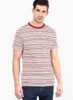 Selected Red Printed Round Neck T-Shirts