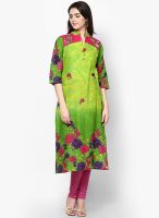 Shree Fuchsia Embroidered Kurtis