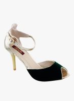 Shuz Touch Green Peep Toes