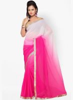 Silk Bazar Pink Embroidered Saree