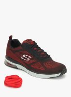 Skechers Air Infinity Black Running Shoes