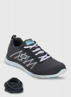 Skechers Flex Appeal - Something Grey Running Shoes