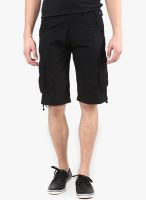 Sports 52 Wear Solid Black Shorts