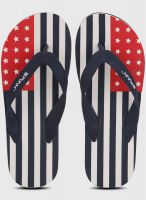 Spunk Americana Navy Blue Flip Flops