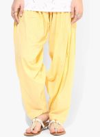 Stylenmart Cotton Yellow Salwar