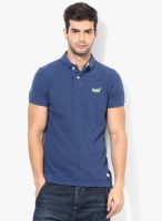 Superdry Blue Polo T-Shirt