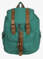 The House of tara Green Canvas Backpack