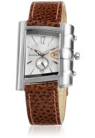 Titan Aviator 1361SL01 Brown/White Analog Watch