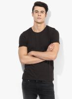 Tom Tailor Dark Grey Printed Round Neck T-Shirt