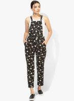 Topshop-Outlet Woodland Print Dungarees