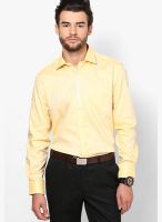 Turtle Solid Yellow Formal Shirt