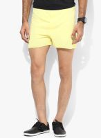Uni Style Image Yellow Solid Shorts