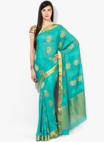 Urban Vastra Green Embellished Saree