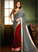 Vaishali Red Printed Saree