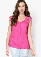 Vero Moda Magenta Sleeve Less Shirt