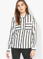 Vero Moda White Striped Shirt