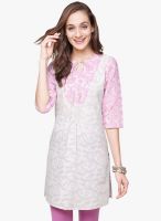 Yepme Grey Printed Kurti