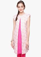 Yepme Pink Printed Kurti