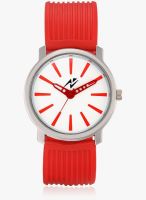 Yepme Red Silicon Analog Watch