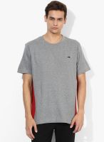 2GO ACTIVE GEAR USA Grey Melange Round Neck T-Shirt