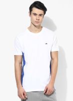 2GO ACTIVE GEAR USA White Round Neck T-Shirt